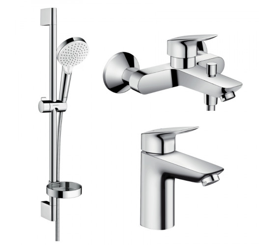 Набір змішувачів для ванни 3в1 Hansgrohe LOGIS (1082019)