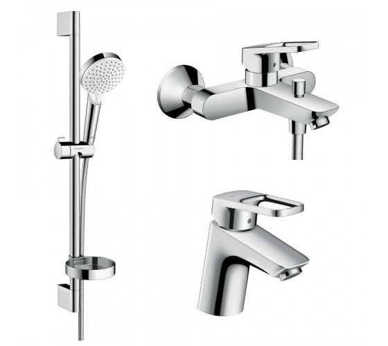 Набір змішувачів для ванни 3в1 Hansgrohe LOGIS LOOP 70 (1042019)