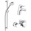 Набор смесителей для ванны 3в1 Kludi Pure&Easy (376850565)
