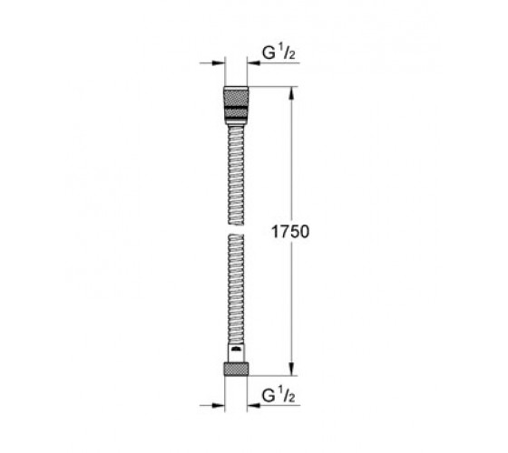Шланг для душу Grohe ROTAFLEX 175 см (28025000)