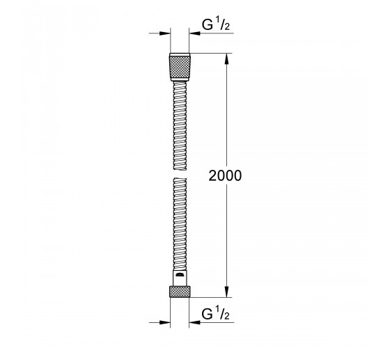 Шланг для душу Grohe Relexaflex Metal Longlife 200 см (28145000)