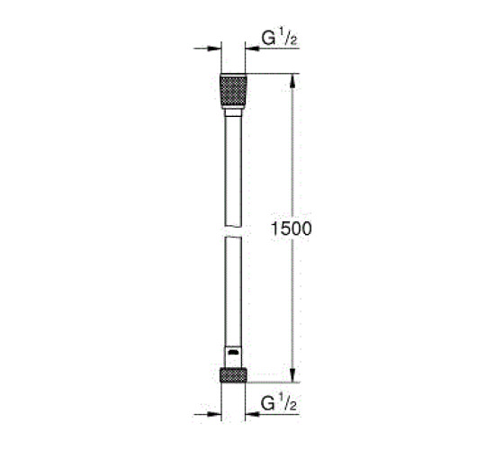 Шланг для душу Grohe Silverflex Longlife 150 см (26346000)