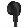 Шланговое подсоединение Hansgrohe Fixit E черное (27454670)