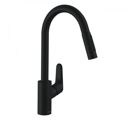Смеситель для кухни Hansgrohe Focus черный матовый (31815670)
