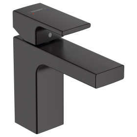 Смеситель для умывальника Hansgrohe Vernis Shape 100 с донным клапаном pop-up, черный матовый (71561670)