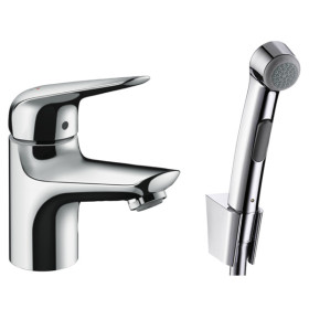 Смеситель для раковины с гигиеническим душем Hansgrohe Novus (71144000)