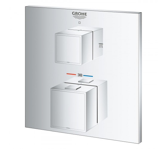 GROHTHERM Cube термостат для душа с переключателем