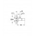 Вентиль кутовий Grohe Eurocube (22012000)
