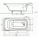 Ванна акрилова Kolo Sensa 140x70, без ніжок (XWP354000N)
