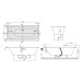 Ванна VILLEROY&BOCH OBERON 190*90см с системой WCE UBQ199OBE2V-01