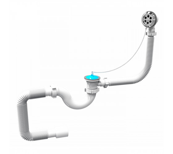 Сифон для ванны с переливом RJ (RSB405050)