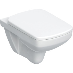 Унітаз підвісний Geberit Selnova Square без обідка Rimfree з сидінням (501.961.00.1)